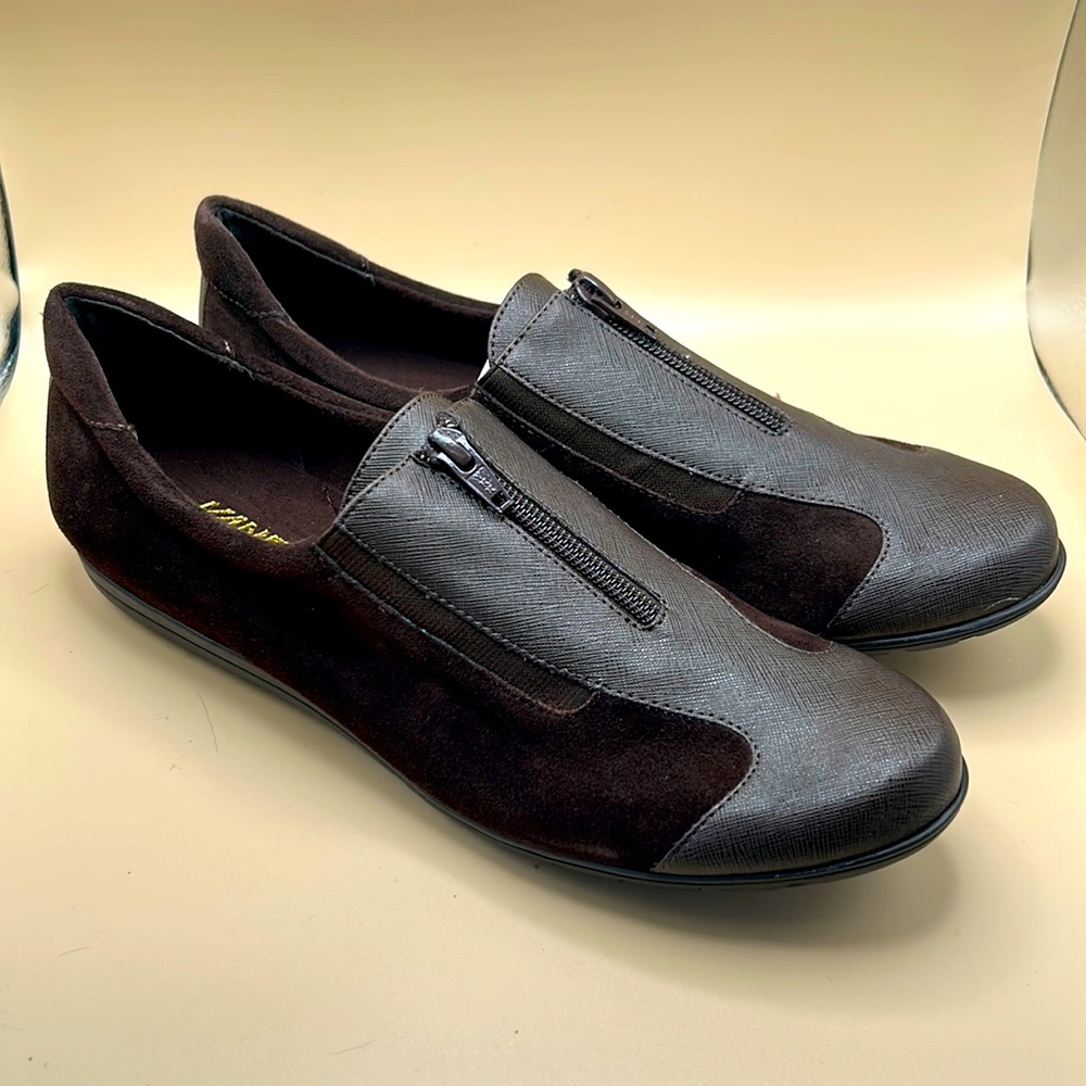 Rich Brown Suede Loafers - Never Worn!